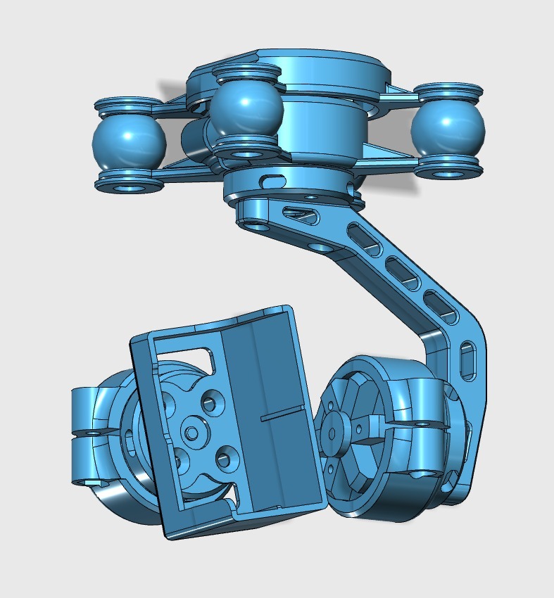 3-осевой стабилизатор Open Brushless Gimbal