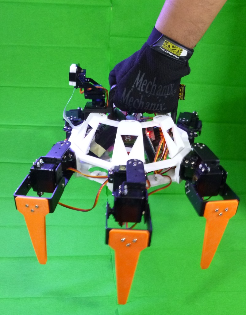 Модульный 3D-печатный робот Hexapod