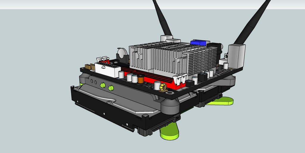 Открытая рама для материнской платы Mini ITX