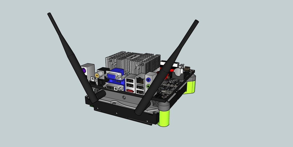 Открытая рама для материнской платы Mini ITX