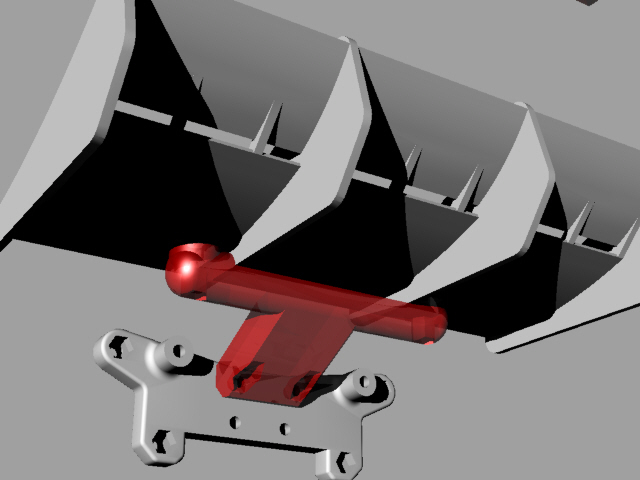 Держатель крыла для Open RC Truggy