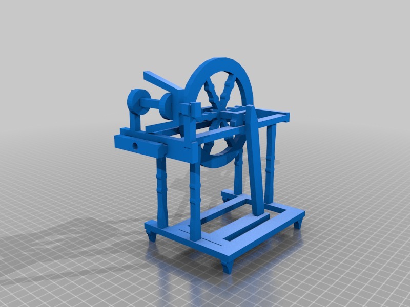 Модель прялки Molinello Vers. 2