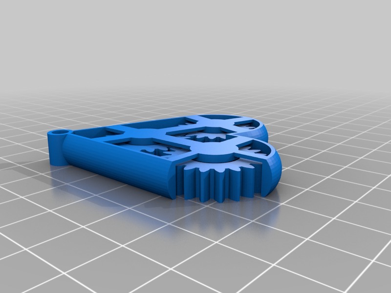 Ключница в форме сердца с открытым углом