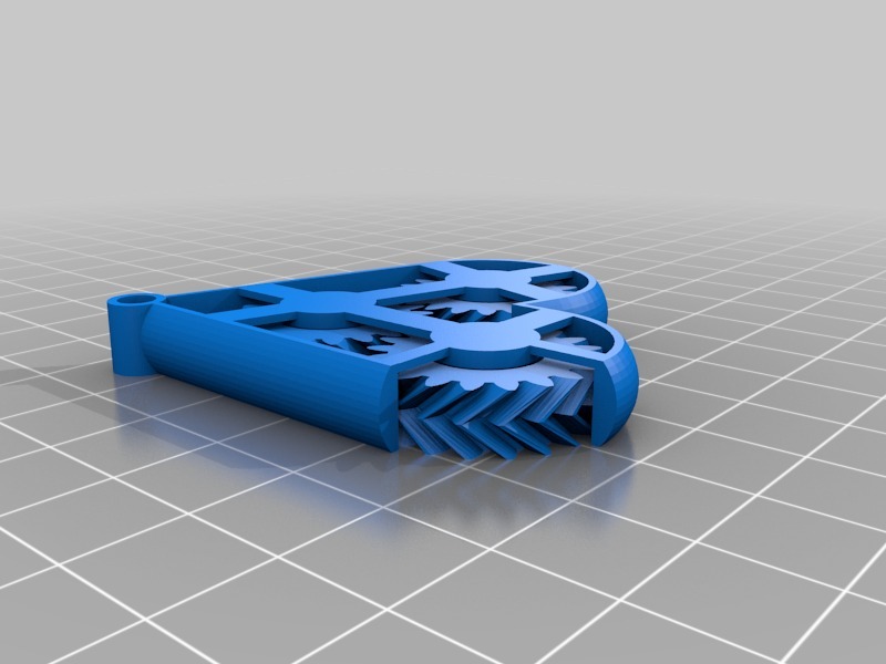 Ключница в форме сердца с открытым углом