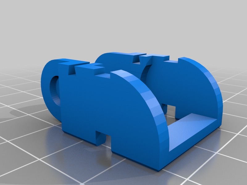 Открытый конец кабельной цепи для Prusa 8mm