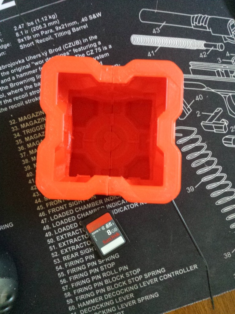 Форма для отливки Куба-Компаньона с открытым лицом