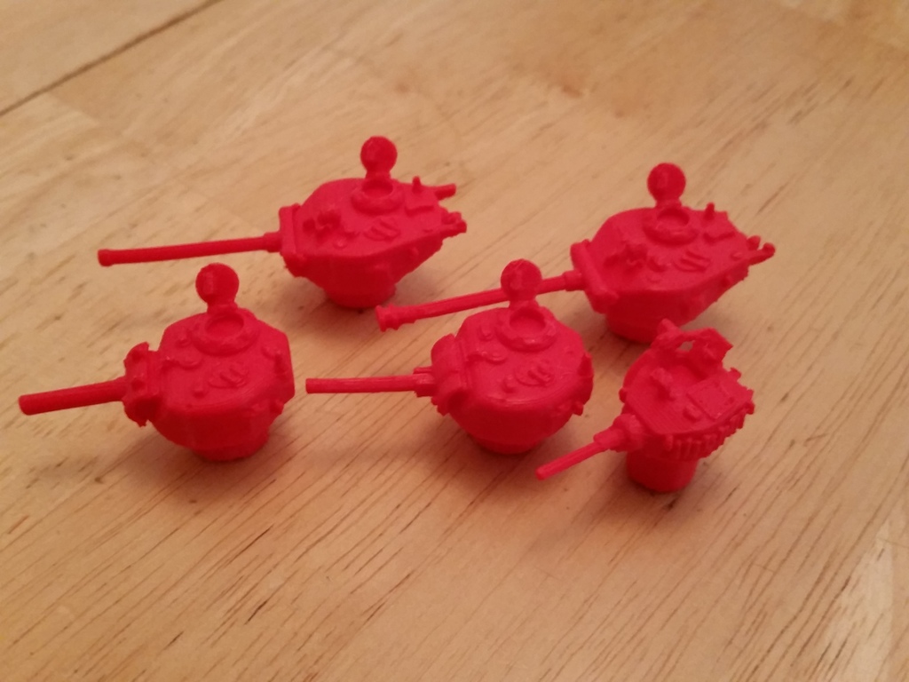 1:100 Модели танков с открытой башней