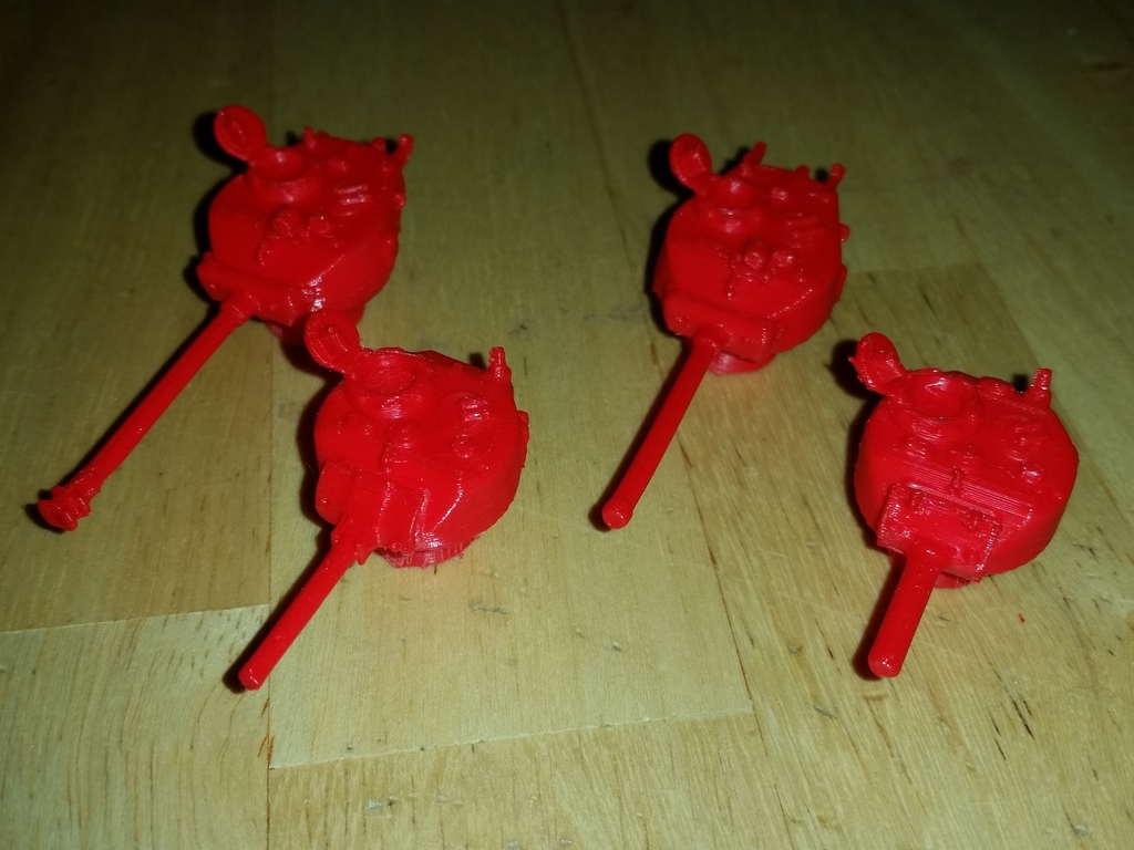 1:100 Модели танков с открытой башней