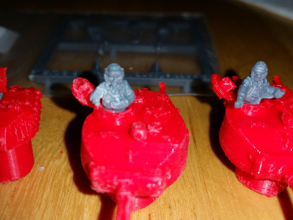 1:100 Модели танков с открытой башней