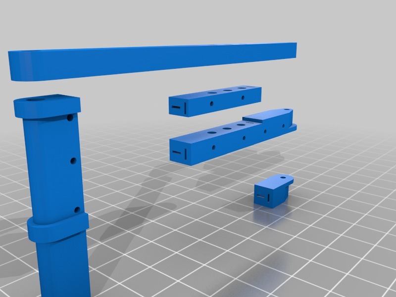 Узлы для заднего рычага Open RC из углеродного волокна