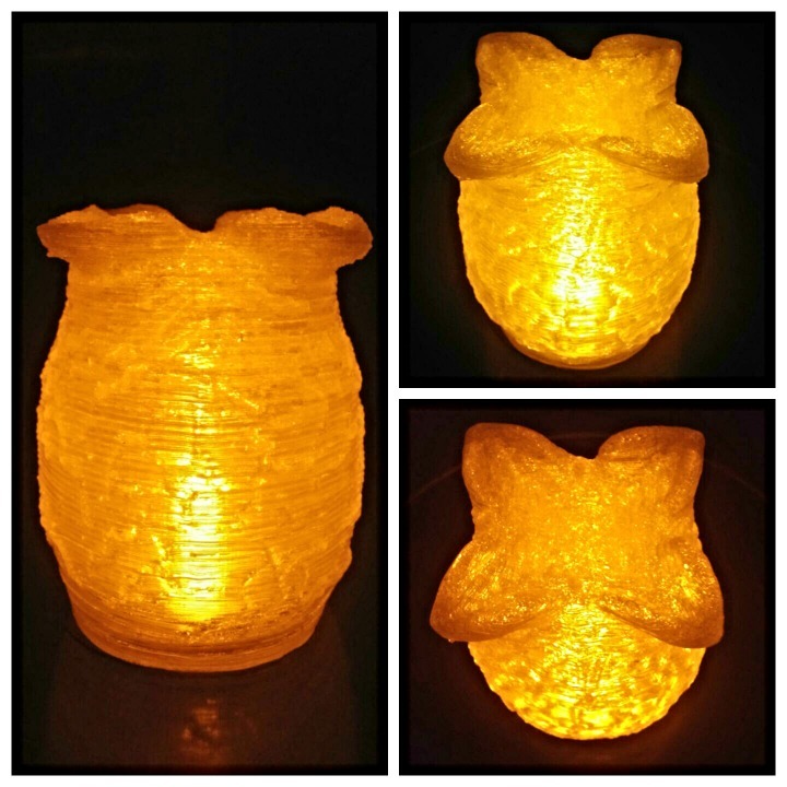 Светильник-накрытие для свечи в форме яйца пришельца