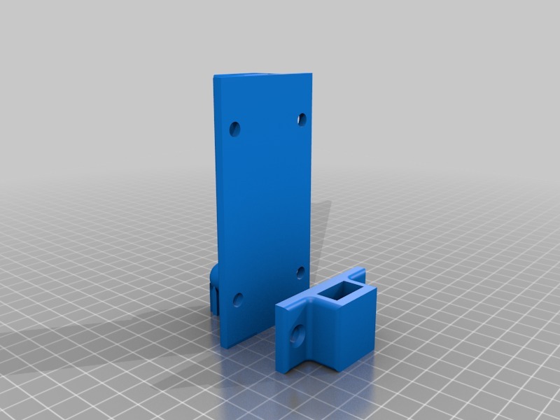 Скользящий дверной засов для печати в сборе