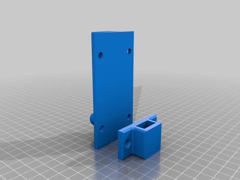 Скользящий дверной засов для печати в сборе