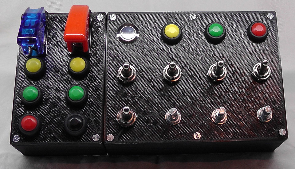 Модульная кнопочная панель для симуляторов