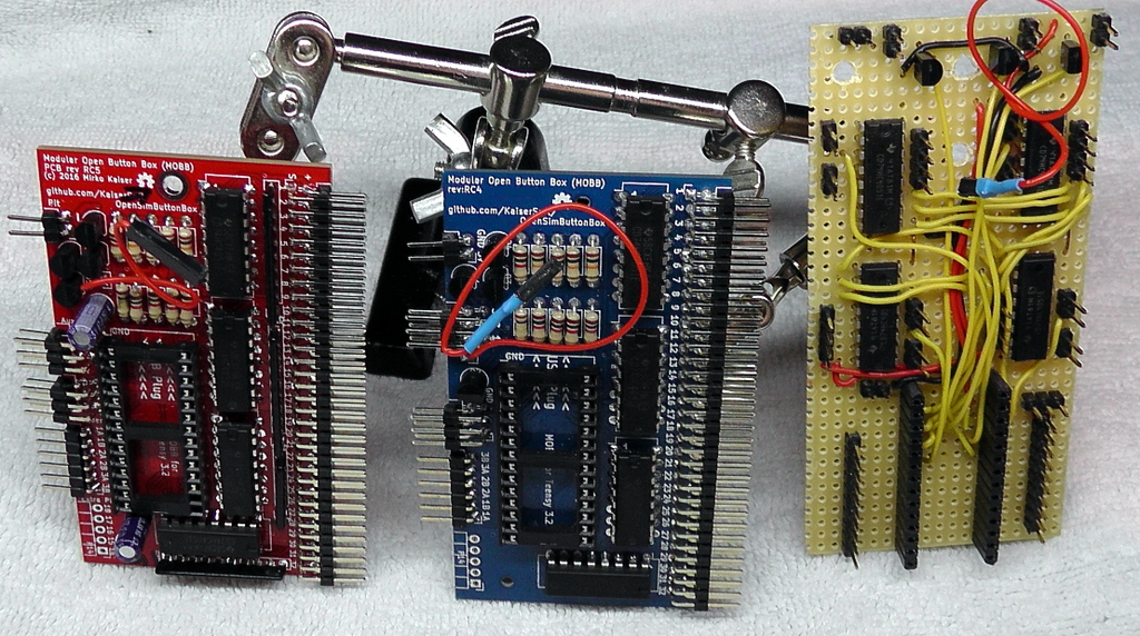 Модульная кнопочная панель для симуляторов