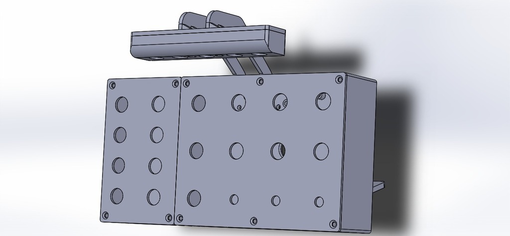 Модульная кнопочная панель для симуляторов