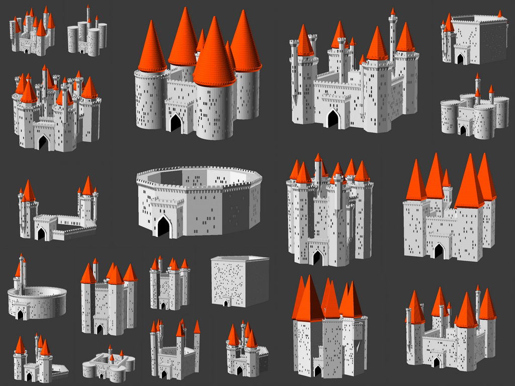 Генератор средневековых крепостей