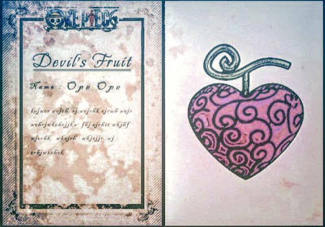 Модель Devil's Fruit Trafalgar Law Ope Ope