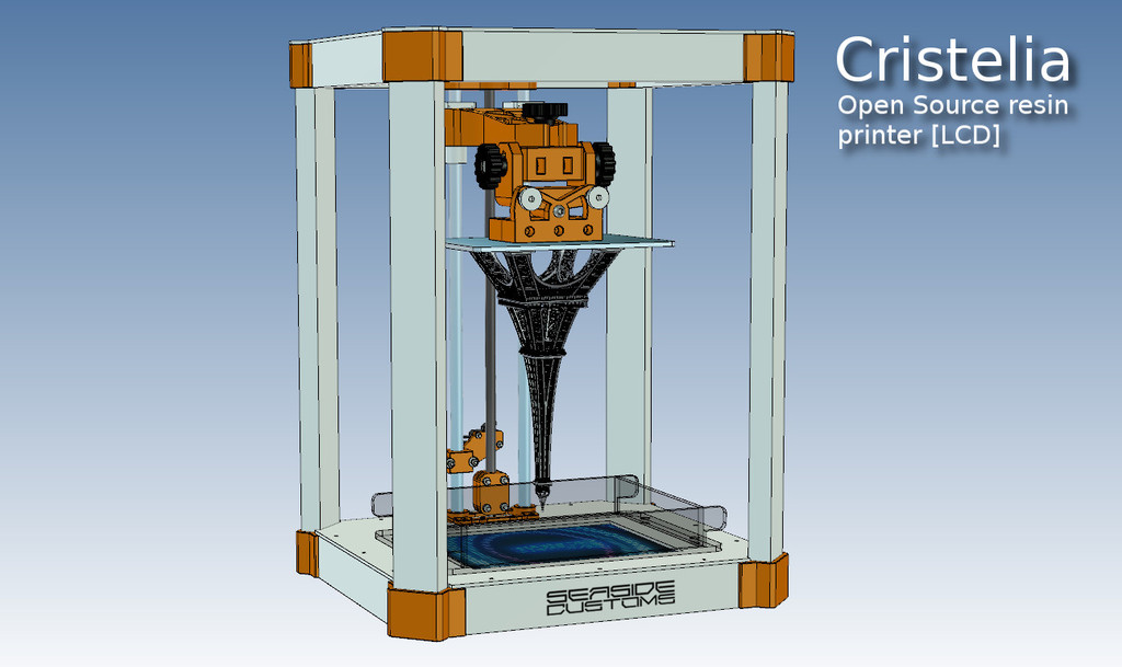 Cristelia - Открытый LCD SLA принтер