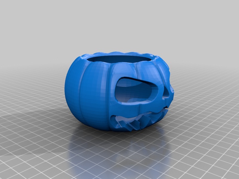 Тыква Джека с открытым ртом