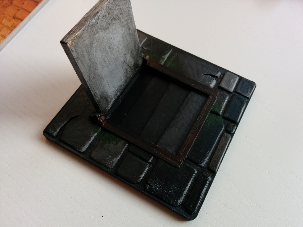 Дверь-ловушка для Zombicide Black Plague