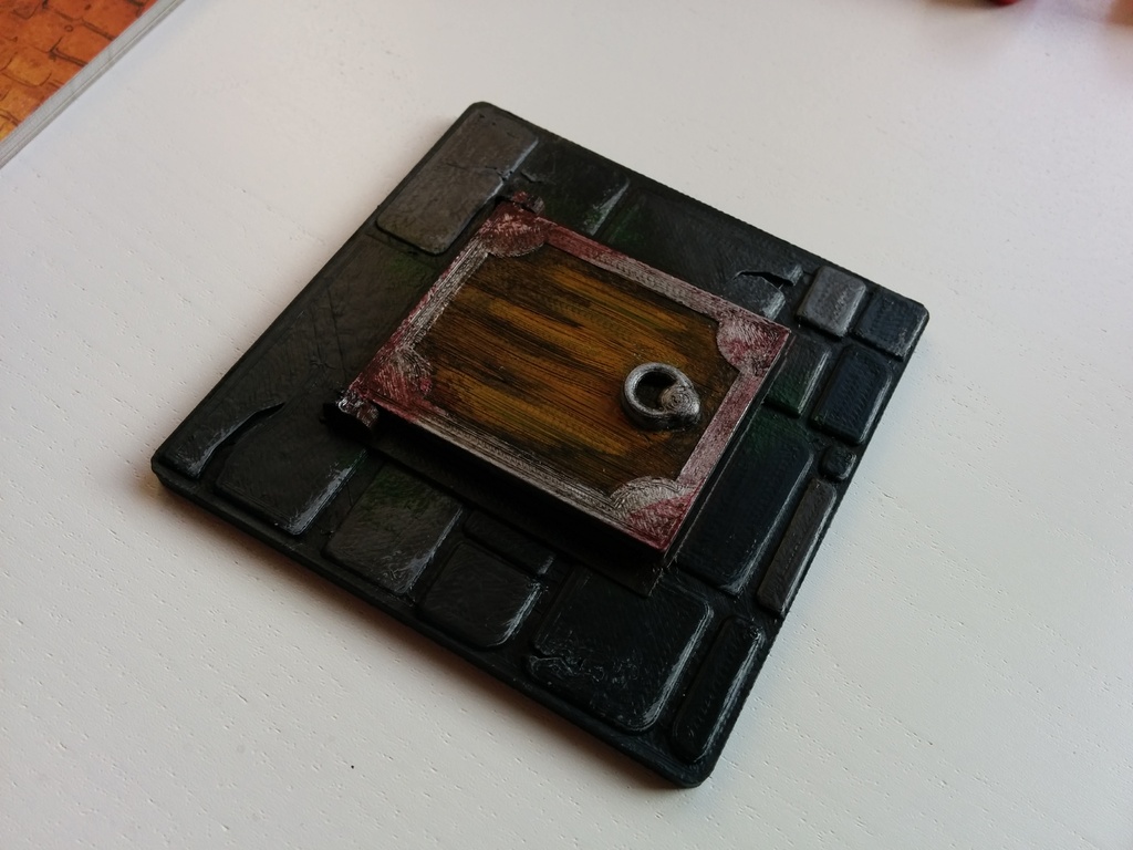 Дверь-ловушка для Zombicide Black Plague