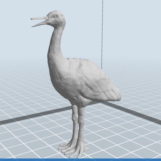 Кран с открытым клювом