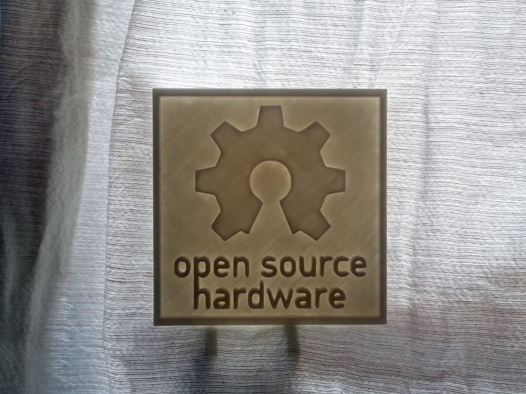 Логотип Open Hardware с рамкой