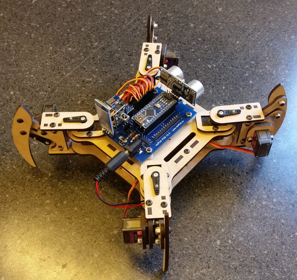 Четвероногий робот mePed v2