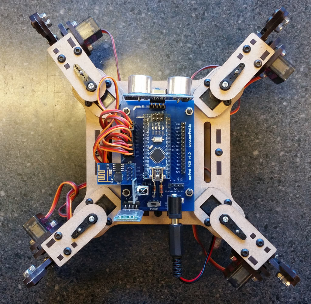 Четвероногий робот mePed v2