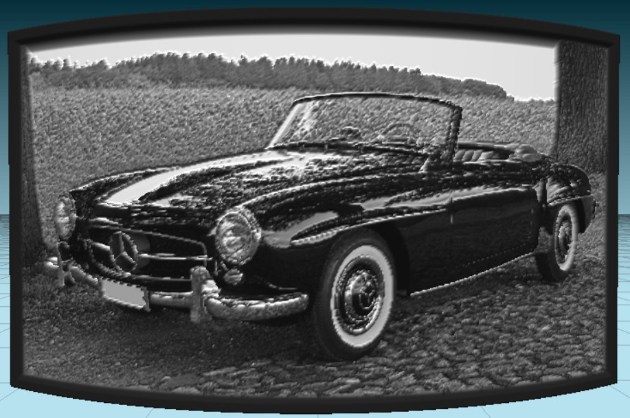 Литофан Мерседес 190SL