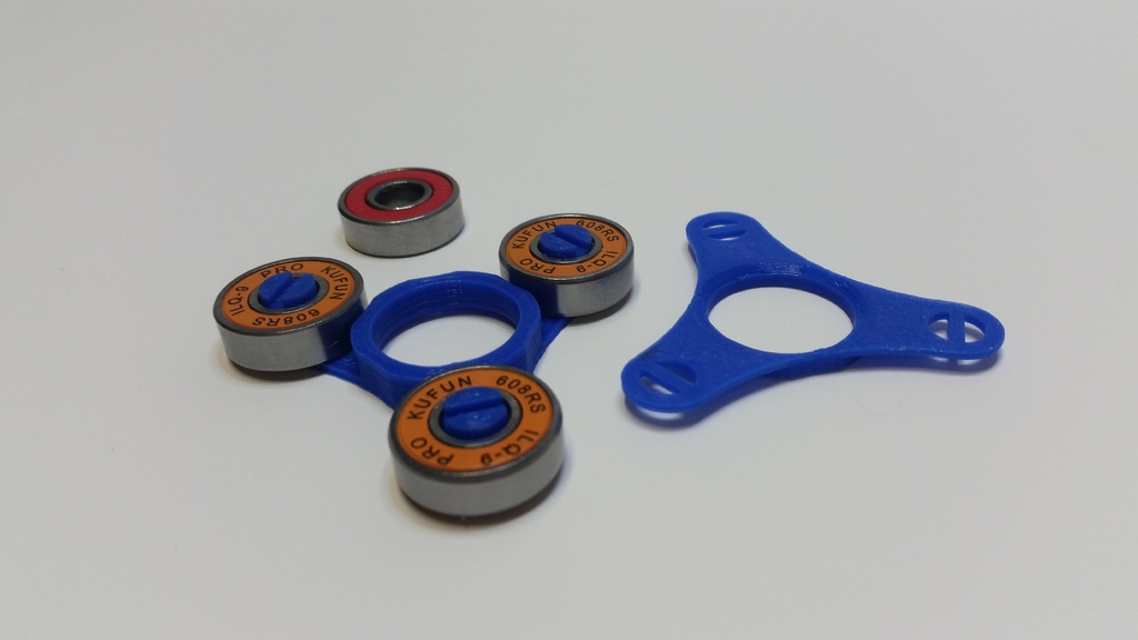 Открытый колесный фиджет-спиннер с четырьмя подшипниками