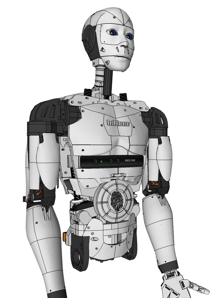 3D модель Inmoov V1 на SketchUp