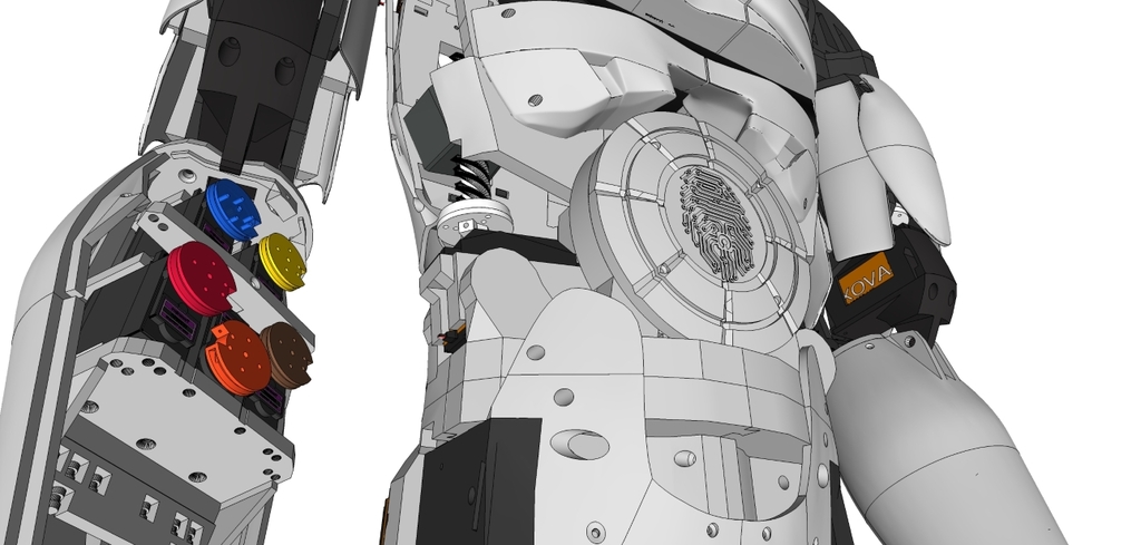 3D модель Inmoov V1 на SketchUp