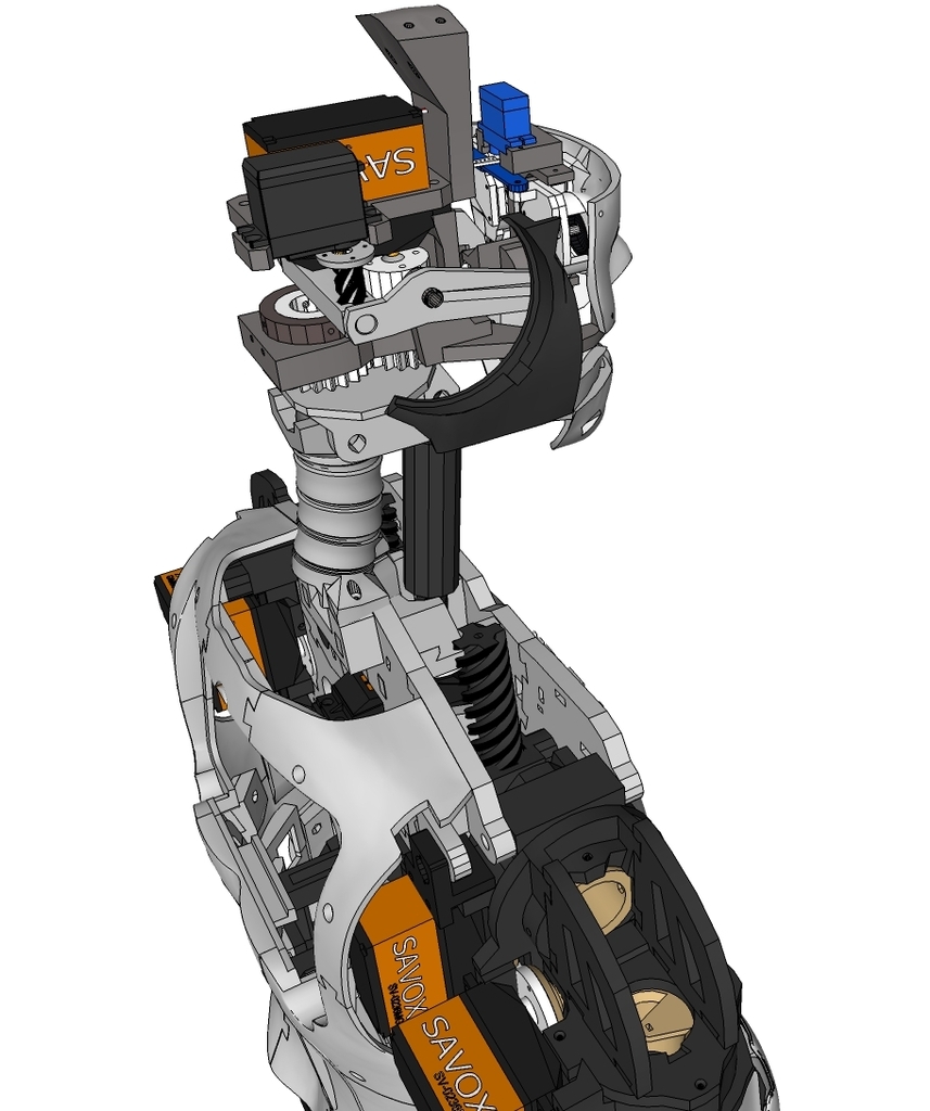 3D модель Inmoov V1 на SketchUp
