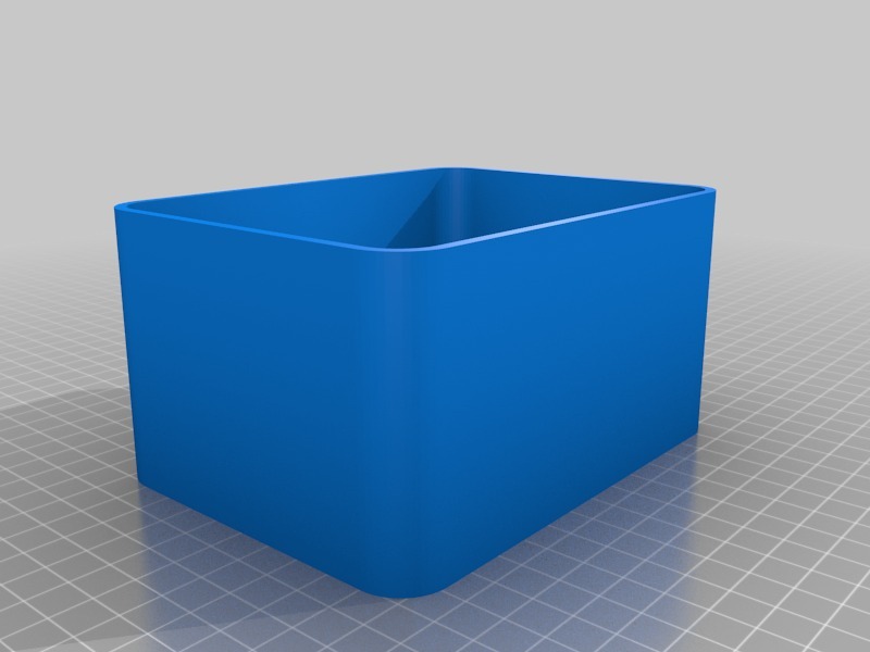 Открытая коробка с закругленными углами