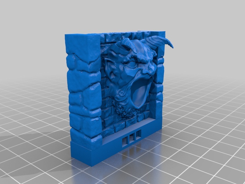 Wall Face - открытый замок