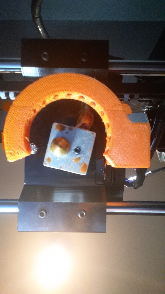 Трубка вентилятора для Anet A6 с крепежом