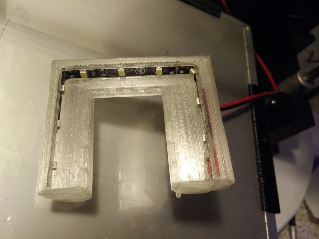 Открытый вентилятор для Anet A6 с LED подсветкой