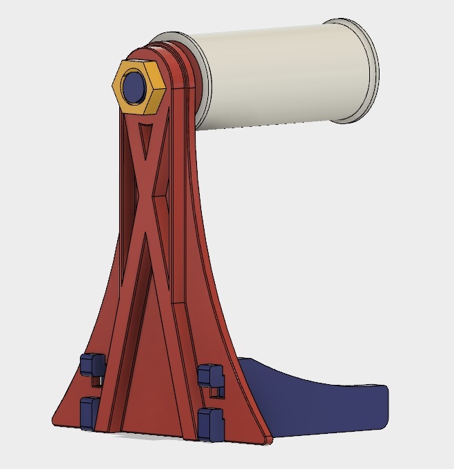 Настольный держатель для катушек с подвесом