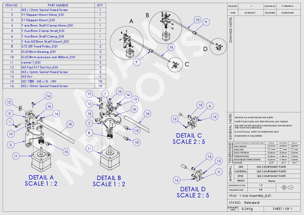 S.T.E.V.E - 3D Принтер с CoreXY кинематикой
