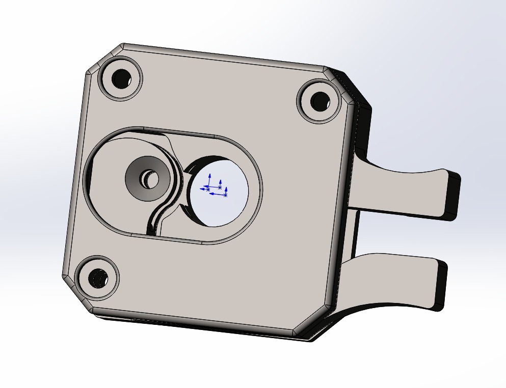 Экструдер с открытой крышкой V2