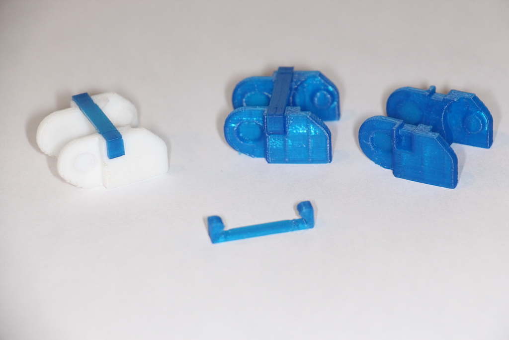 Открытая цепочка для кабелей с клипсами для Anet A8 и Prusa