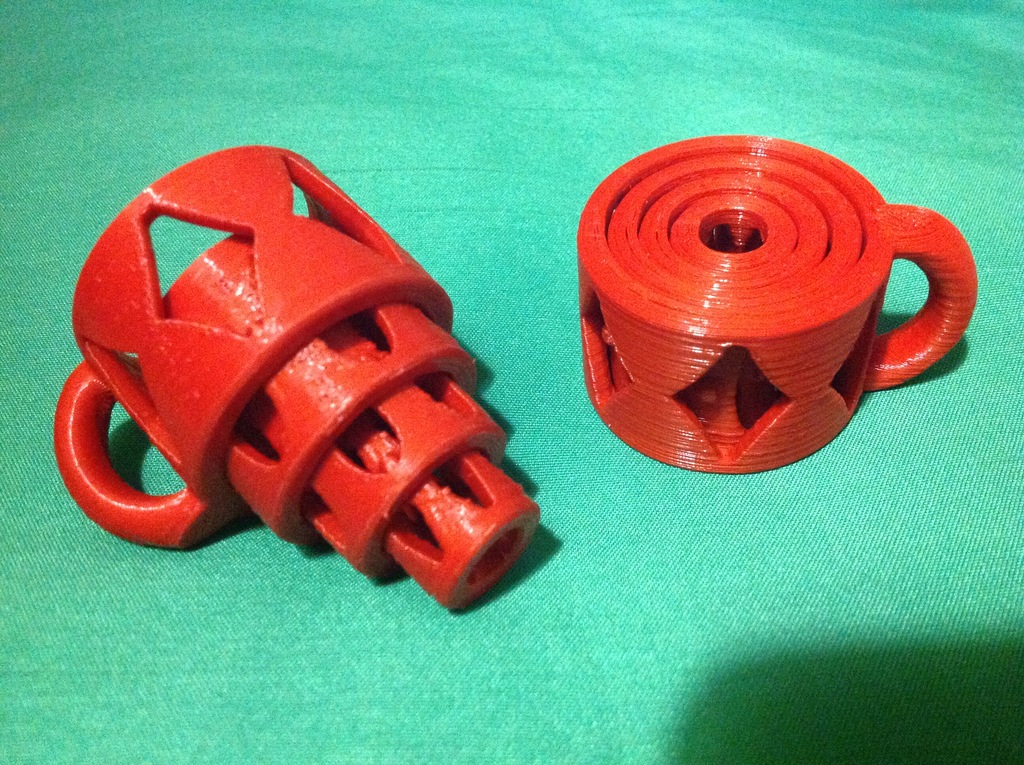 Телескопический брелок с открытой работой