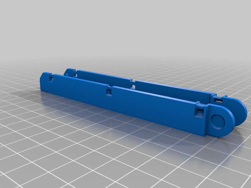 Открытая цепочка для кабеля с клипсами