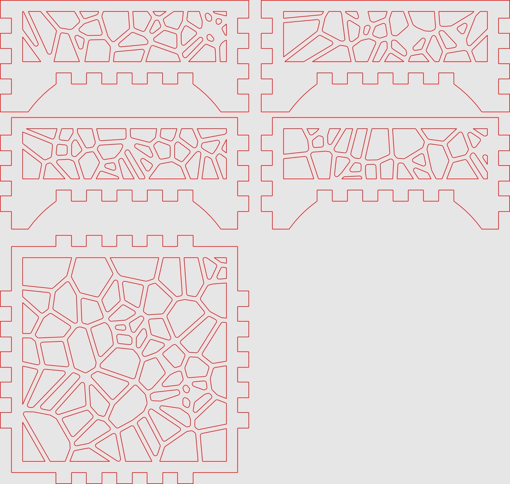 Держатель для коастеров с Вороной узором