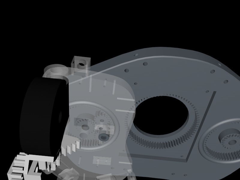 Ноги робота Damian (InMoov)