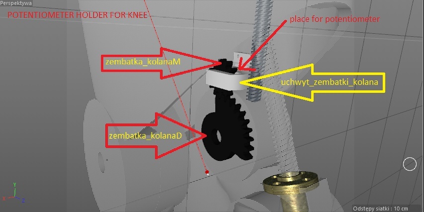 Ноги робота Damian (InMoov)