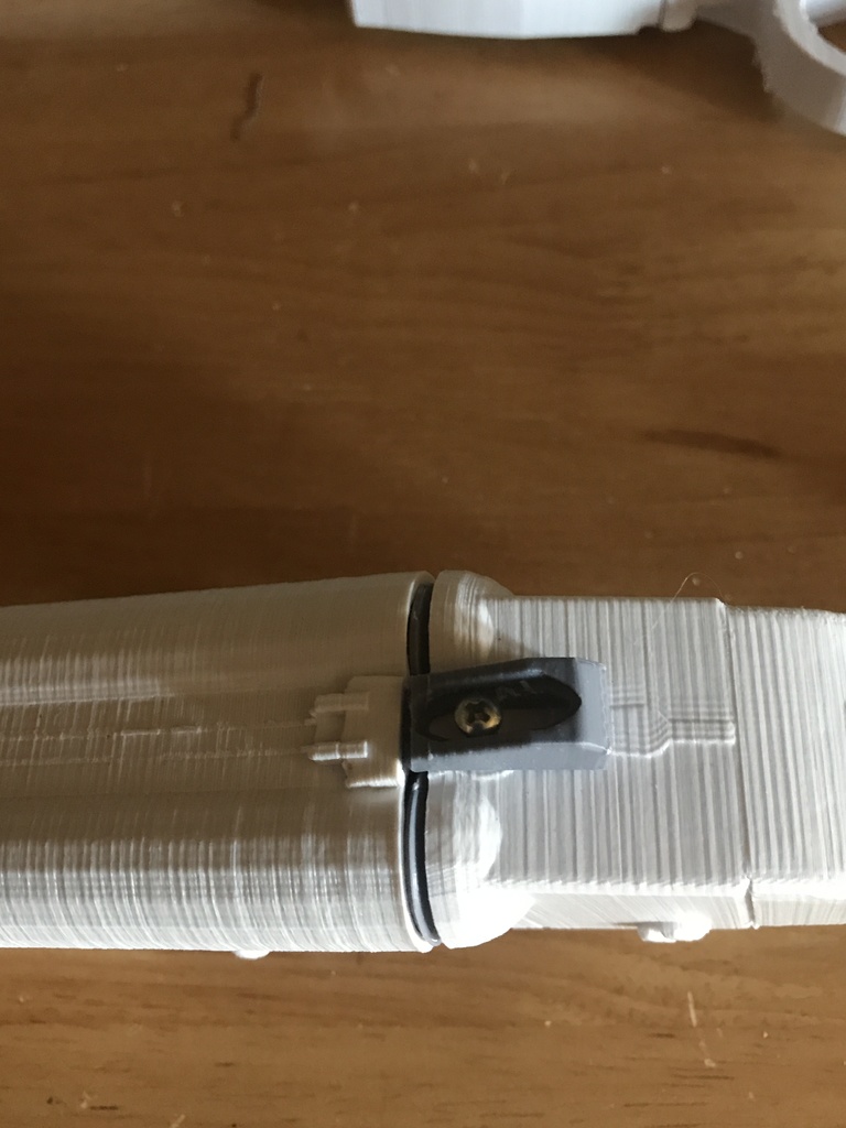 Модель ружья с разъемным стволом