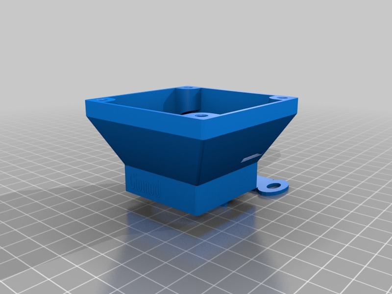 Закрывающаяся и открывающаяся модель вентилятора для Cetus 3D